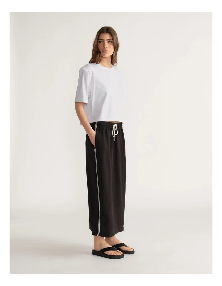 D-Luxe Racer Stripe Midi Skirt image 1