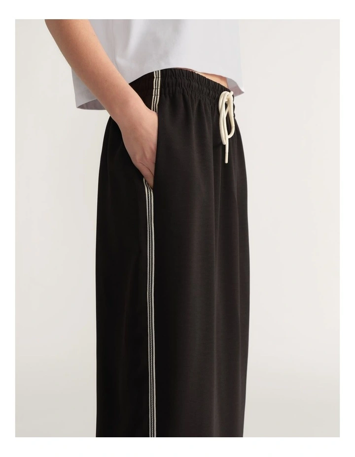 D-Luxe Racer Stripe Midi Skirt image 3