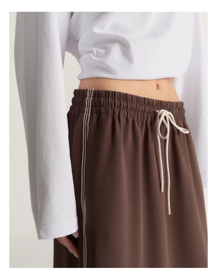 D-Luxe Racer Stripe Midi Skirt image 3