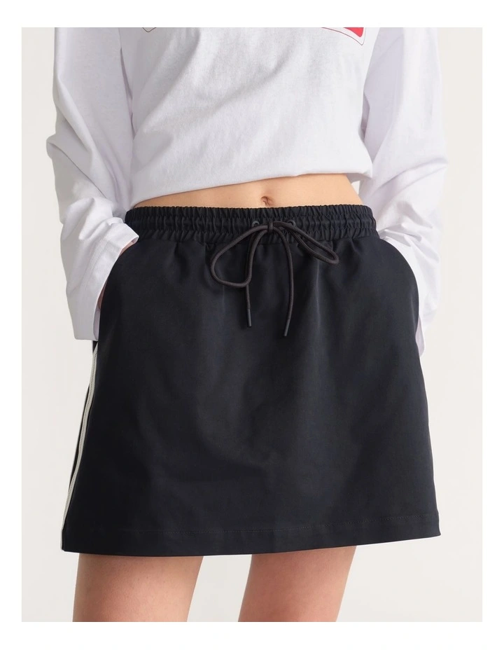 D-Luxe Side Stripe Mini Skirt image 4