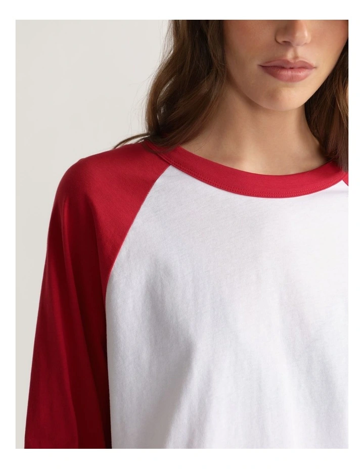 D-Luxe Raglan Long Sleeve Tee image 3