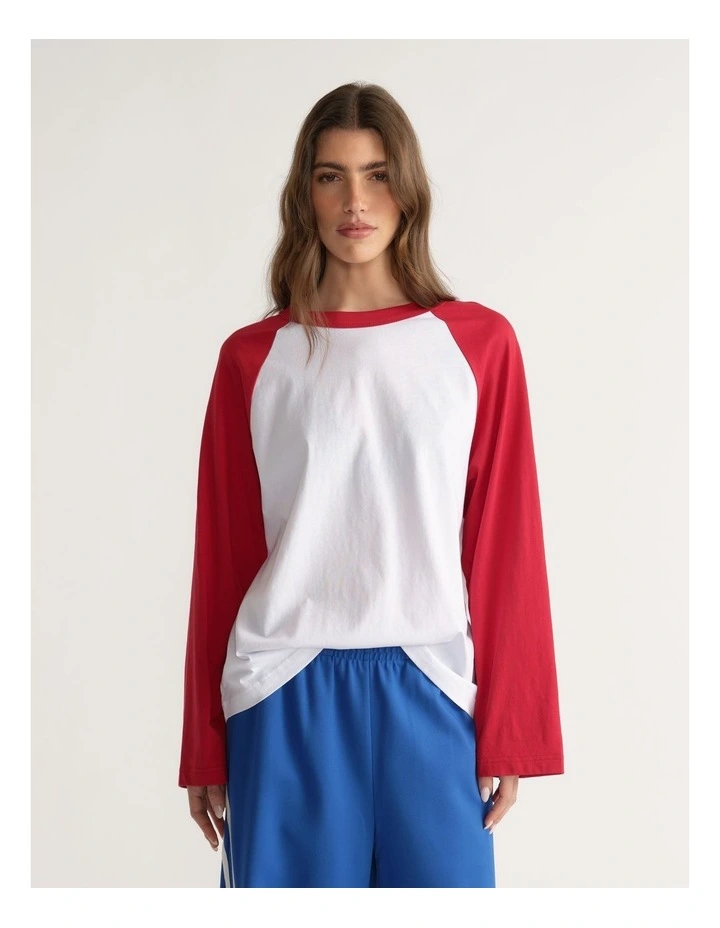 D-Luxe Raglan Long Sleeve Tee image 4