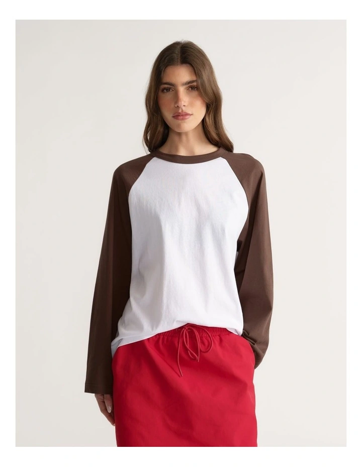 D-Luxe Raglan Long Sleeve Tee image 4
