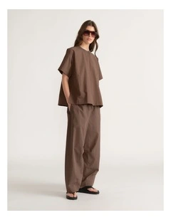 D-Luxe Poplin Boxy Top