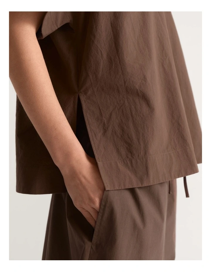 D-Luxe Poplin Boxy Top image 3