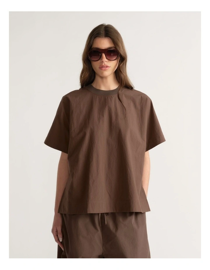 D-Luxe Poplin Boxy Top image 4