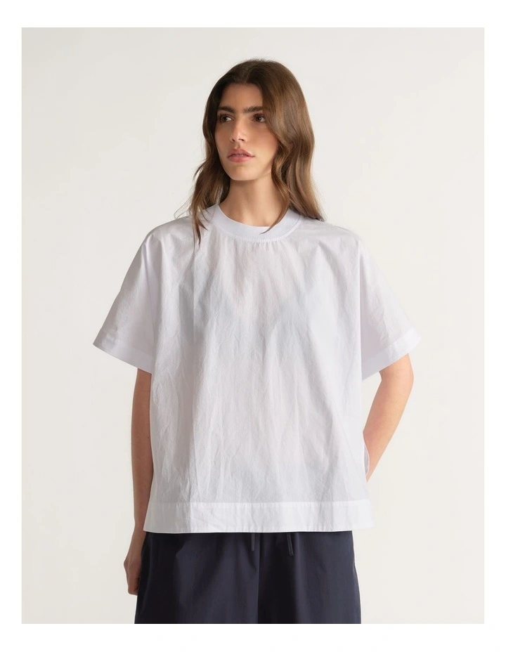 D-Luxe Poplin Boxy Top image 4
