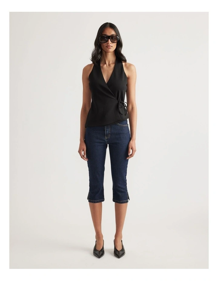 Quinn Wrap Halter Neck Top image 1