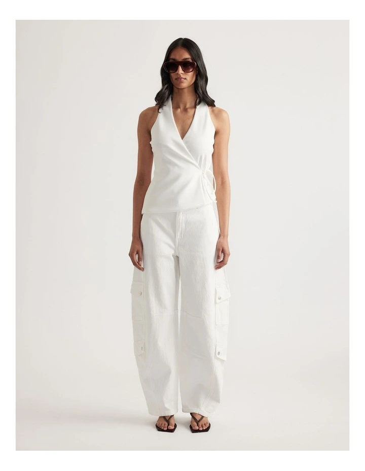 Quinn Wrap Halter Neck Top image 1