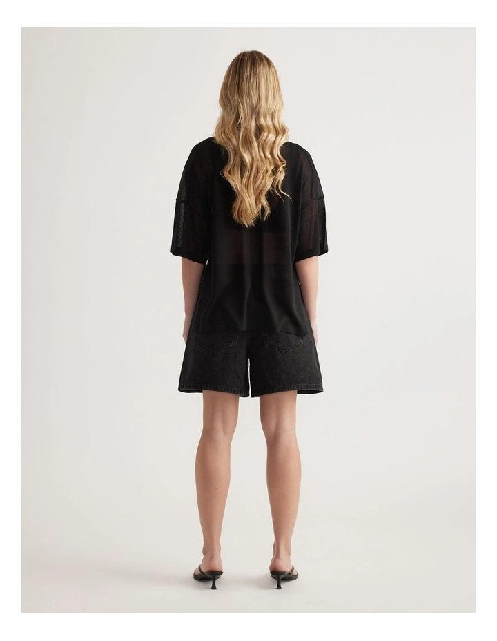 Romy Oversized Knit Tee image 2