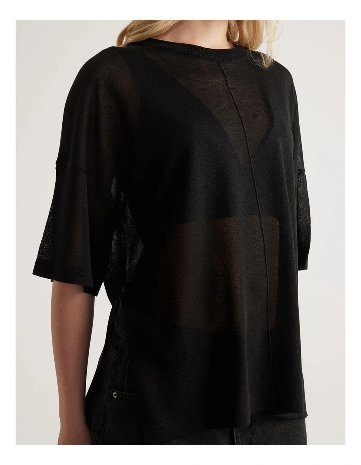 Romy Oversized Knit Tee image 3