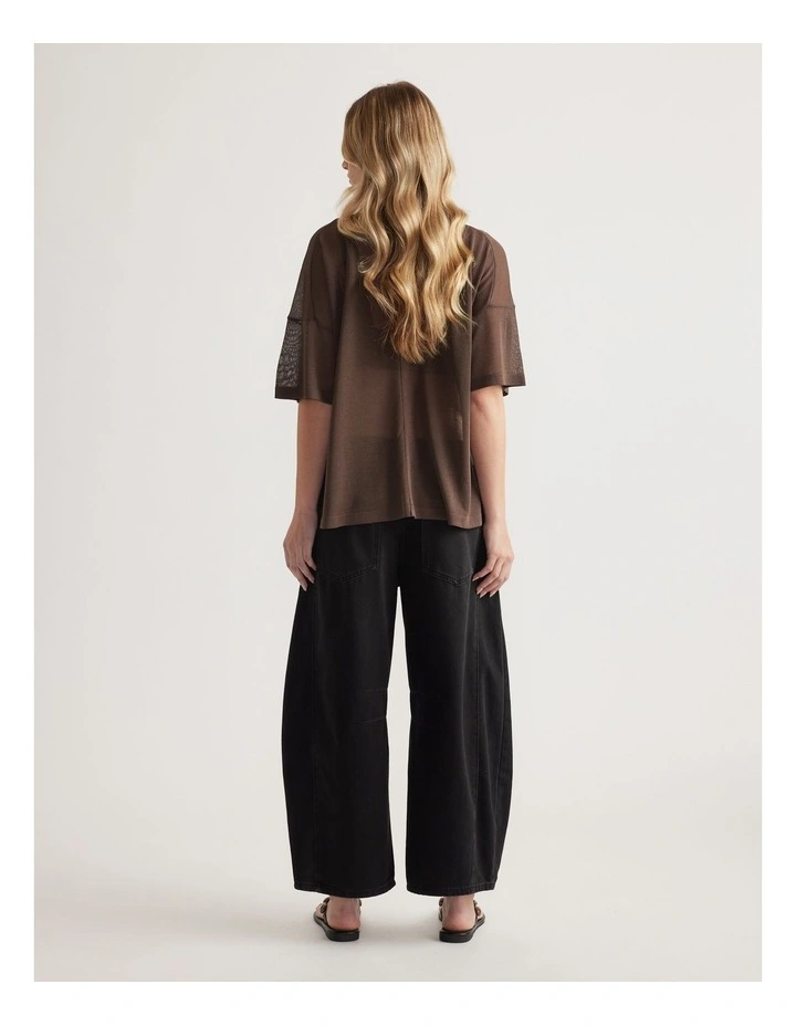 Romy Oversized Knit Tee image 2