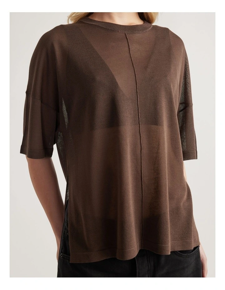 Romy Oversized Knit Tee image 3