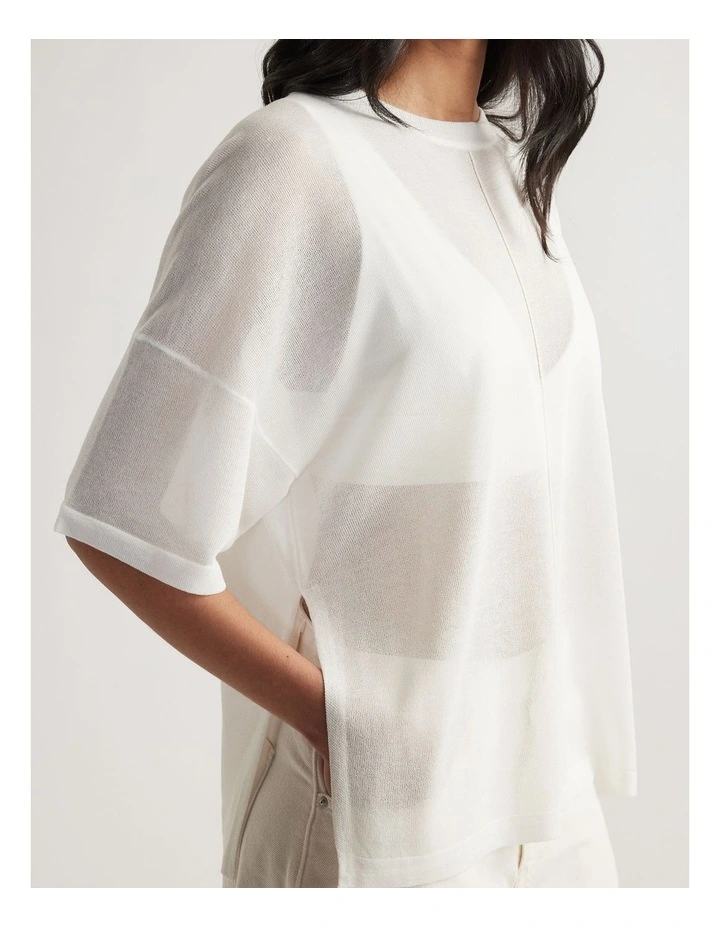 Romy Oversized Knit Tee image 3
