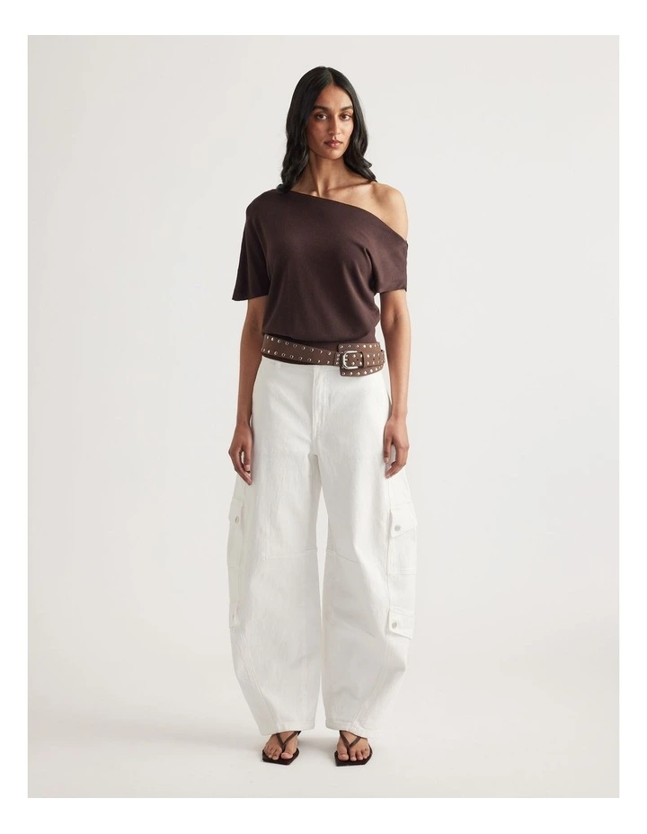 Maeve Off Shoulder Knit Tank image 1