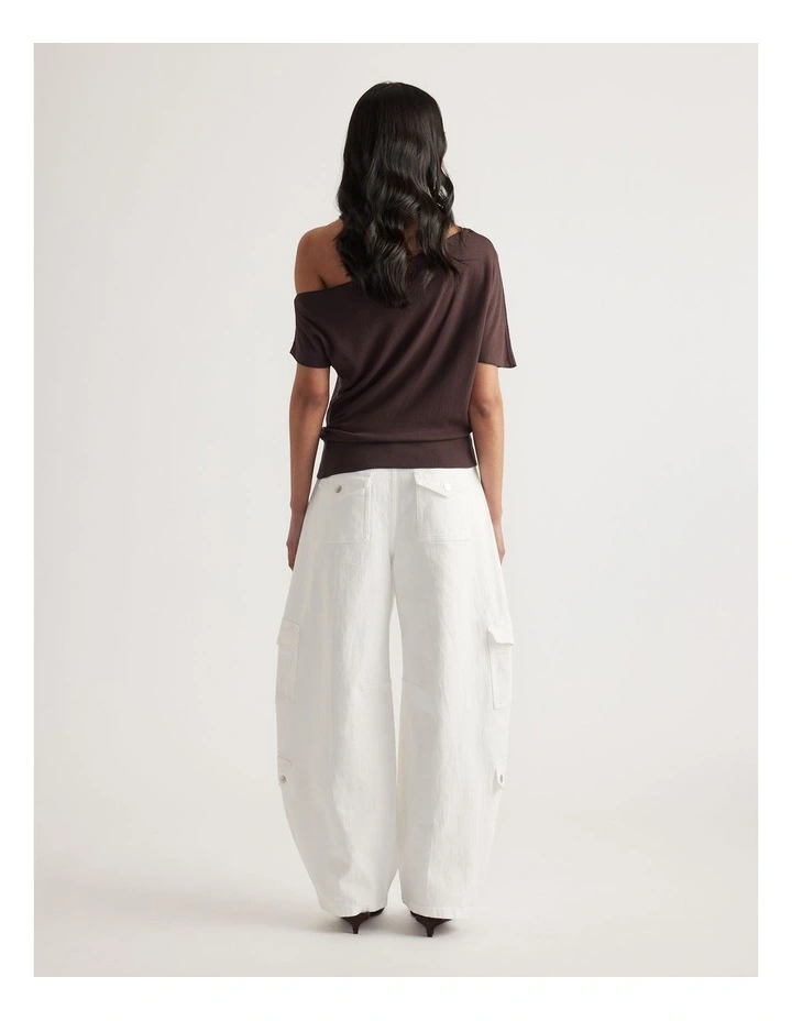 Maeve Off Shoulder Knit Tank image 2