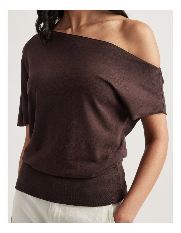 Maeve Off Shoulder Knit Tank image 3