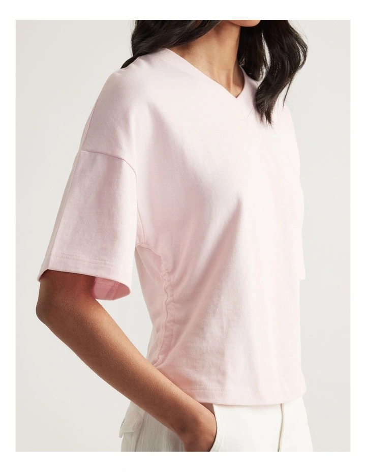 Alicia V Neck Boxy Tee image 3