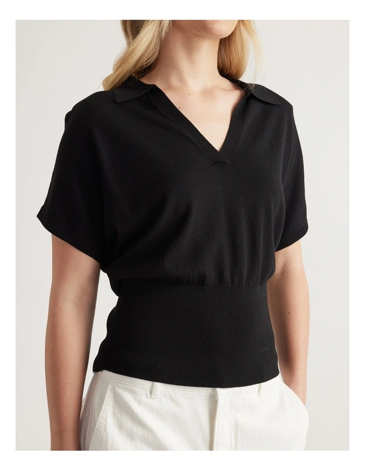 Wren Short Sleeve Polo Jumper image 3