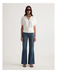 Wren Short Sleeve Polo Jumper