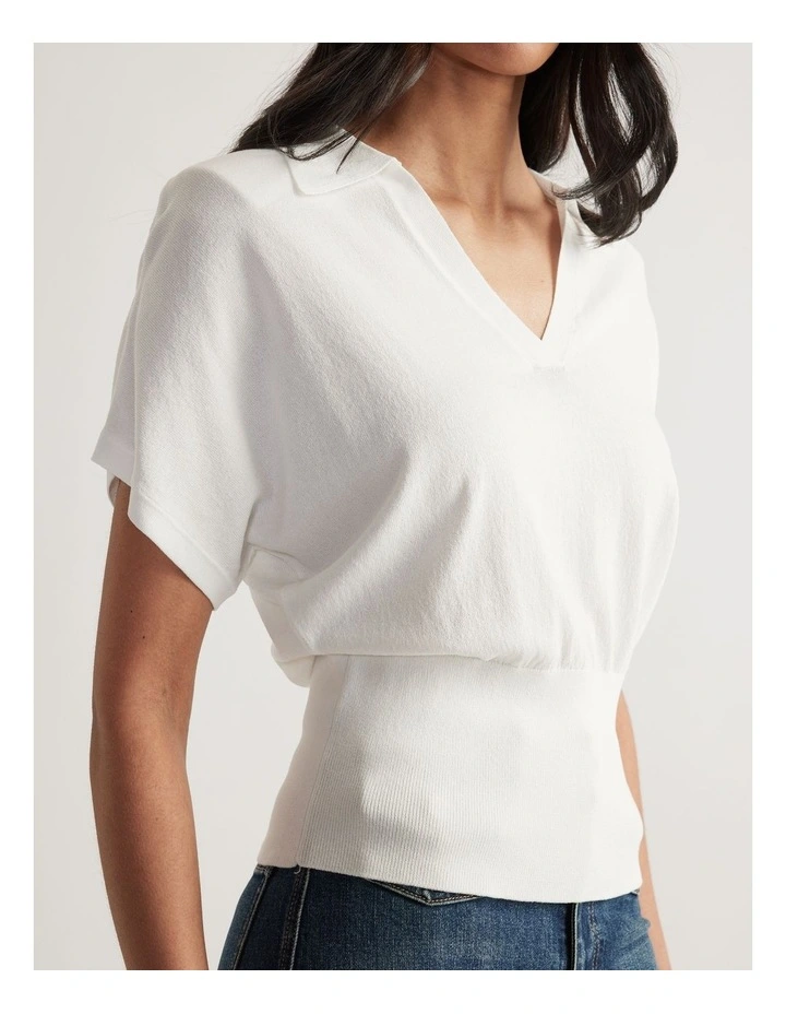 Wren Short Sleeve Polo Jumper image 3