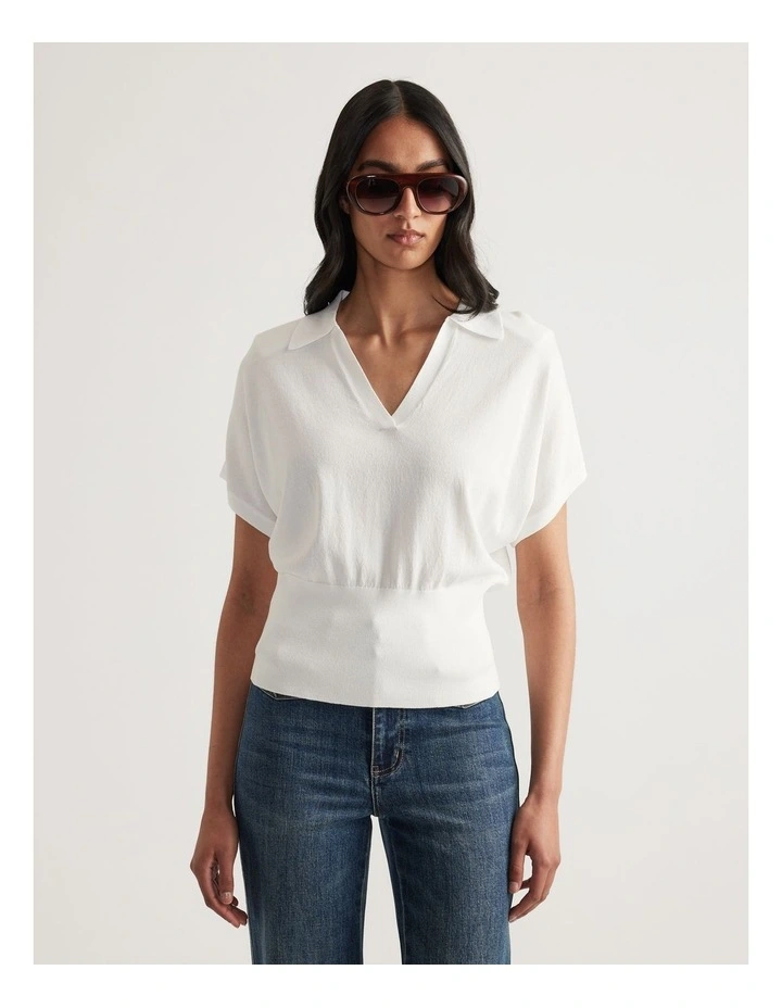 Wren Short Sleeve Polo Jumper image 4