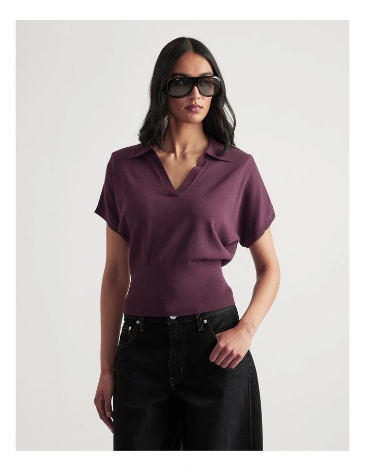 Wren Short Sleeve Polo Jumper image 4