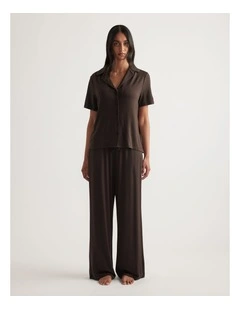 Sleep Jersey Wide Leg Pant