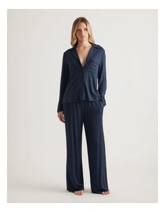 Sleep Jersey Wide Leg Pant