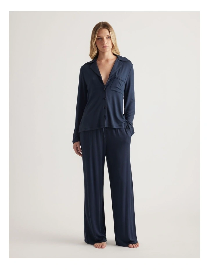 Sleep Jersey Wide Leg Pant image 1