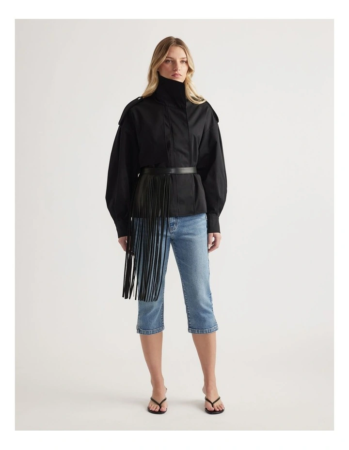 Lila Cropped Trench image 1