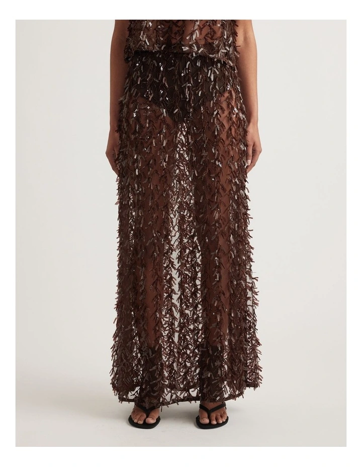 Gemma Sequin Maxi Skirt image 4