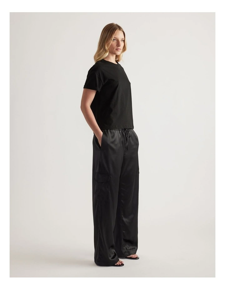 Annie Satin Cargo Pant image 1