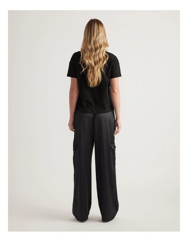 Annie Satin Cargo Pant image 2