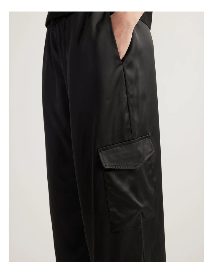 Annie Satin Cargo Pant image 3