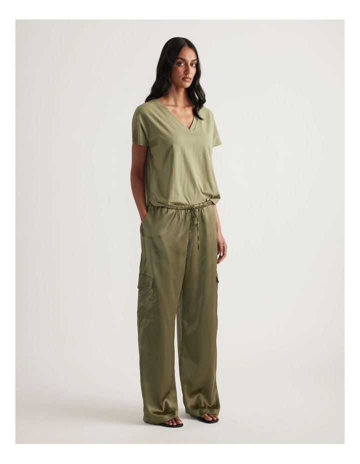 Annie Satin Cargo Pant image 1