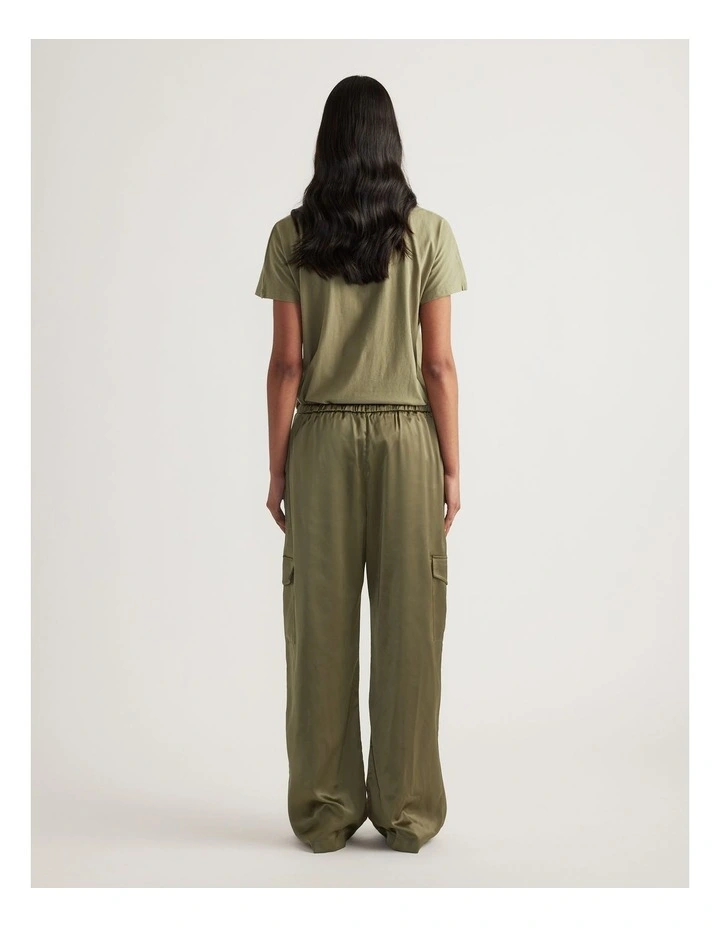 Annie Satin Cargo Pant image 2