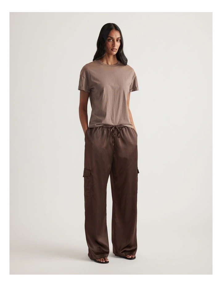 Annie Satin Cargo Pant image 1