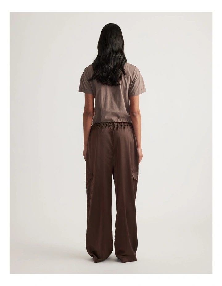 Annie Satin Cargo Pant image 2