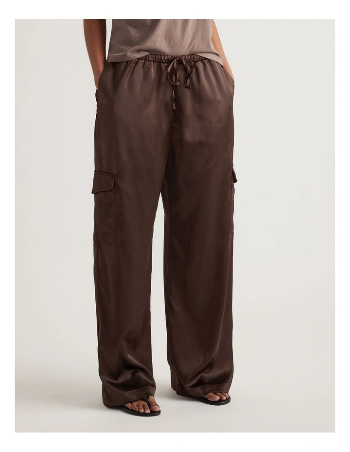 Annie Satin Cargo Pant image 4