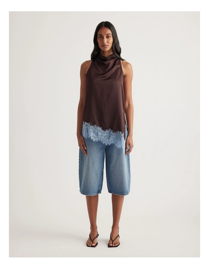Sylvanna Lace Trim Top image 1