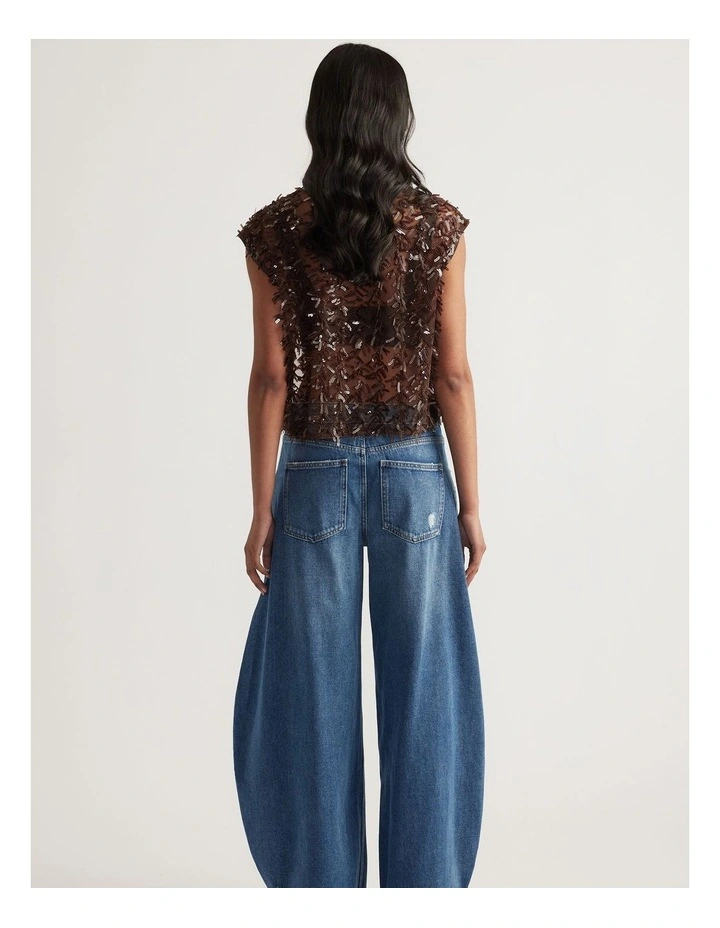 Gemma Sequin Crop Top image 2