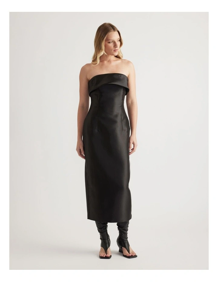 Zahra Strapless Midi Dress image 1