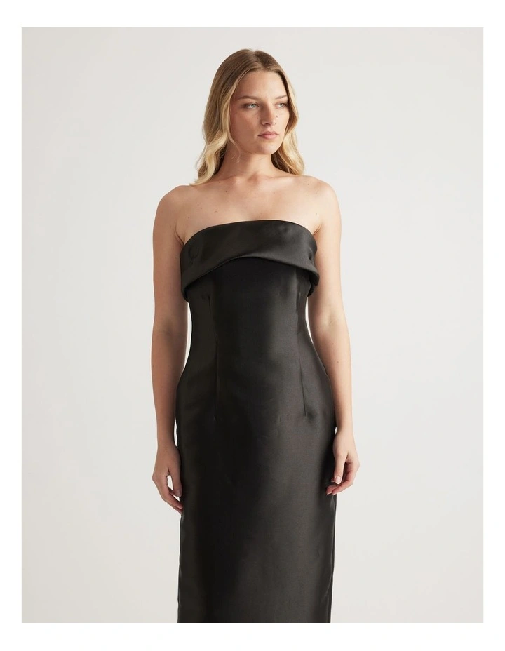 Zahra Strapless Midi Dress image 4