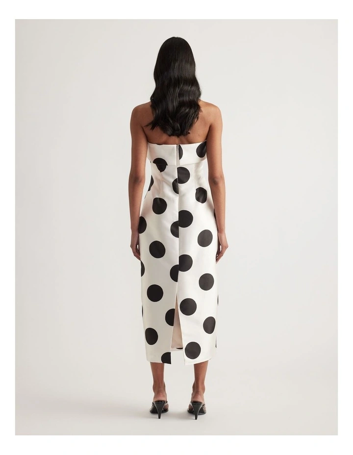 Zahra Strapless Midi Dress image 2