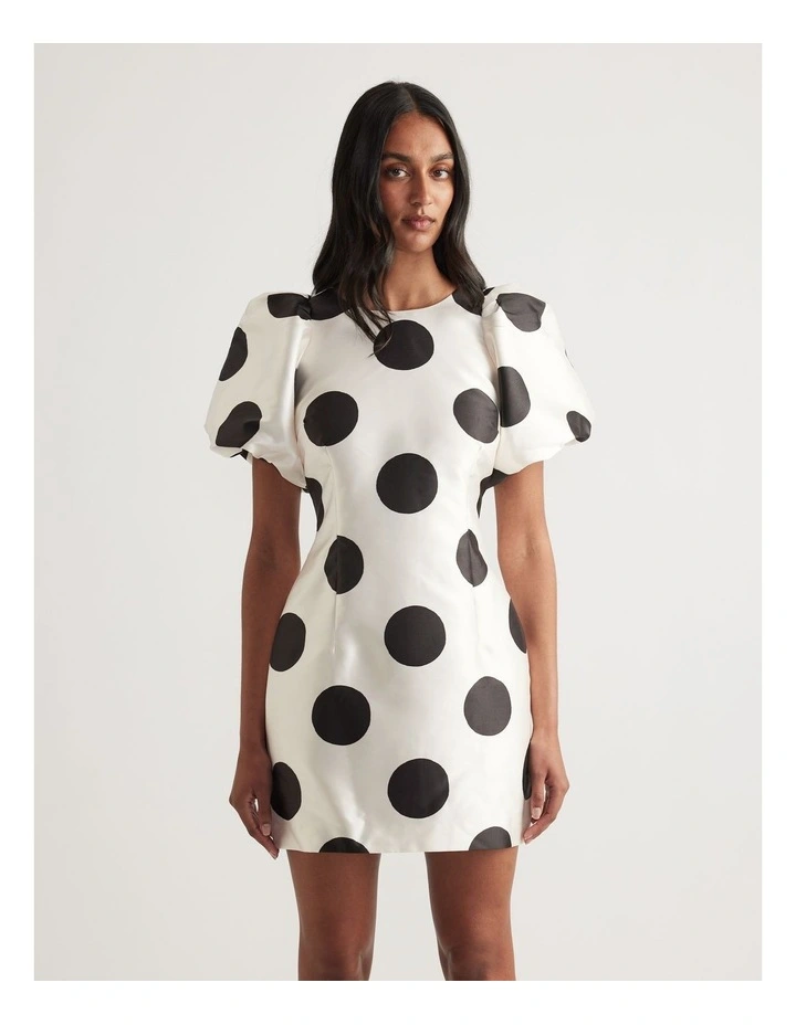 Zayn Puff Sleeve Mini Dress image 4