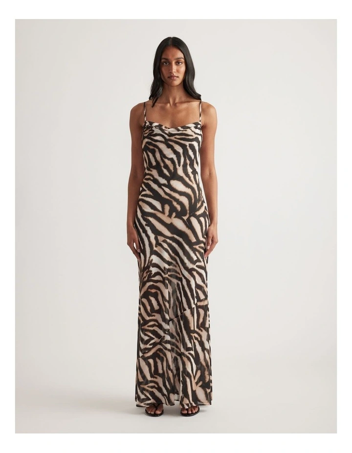 Emmanuella Sheer Maxi Dress image 1