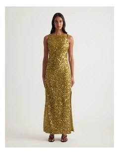 Zayla Sequin Maxi Dress