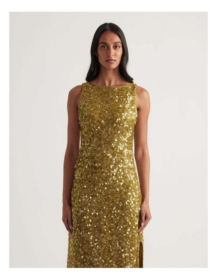 Zayla Sequin Maxi Dress image 4