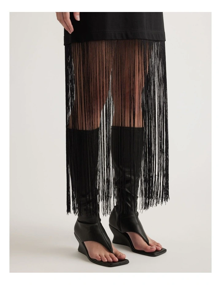 Millie Fringe Maxi Dress image 3